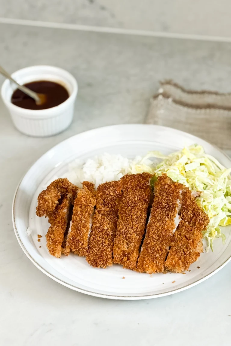 Ugnsbakad tonkatsu med kyckling (Chicken katsu)